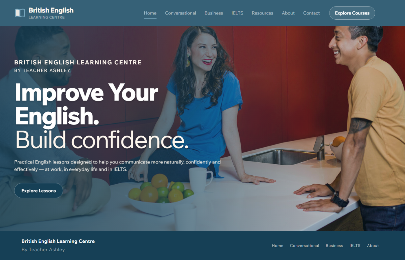 British English Learning Centre website